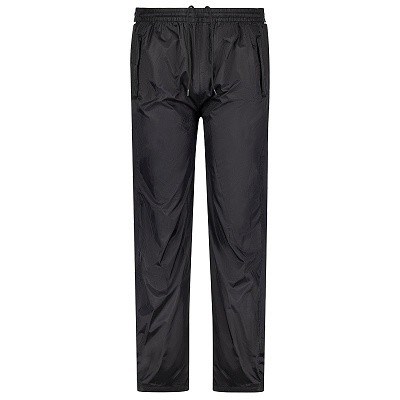 Pánské kalhoty šusťákové nepromokavé ADAMO 164504 černé  4XL - 14XL