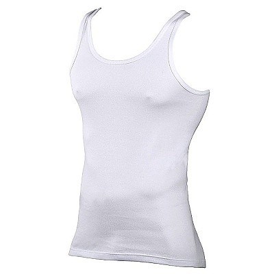 Pánský nátělník Adamo hladký bílý 5XL - 9XL