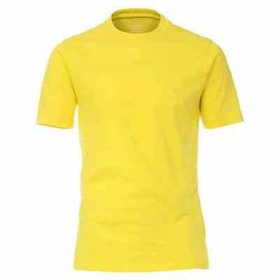 Pánské tričko Casa Moda 3XL - 7XL krátký rukáv žlutá