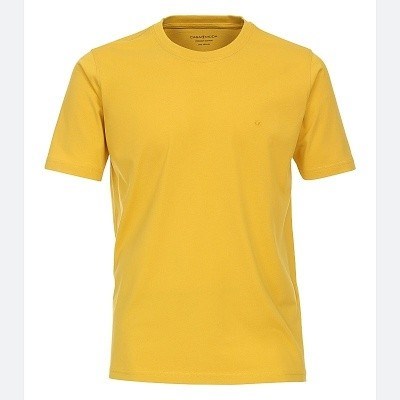Pánské tričko Casa Moda 3XL - 7XL krátký rukáv žlutá