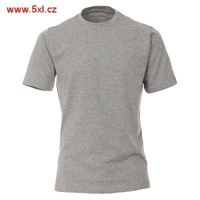 Pánské tričko Casa Moda 3XL - 7XL krátký rukáv šedá