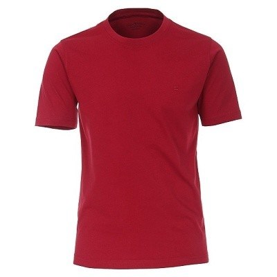 Pánské tričko Casa Moda 3XL - 7XL krátký rukáv švestková