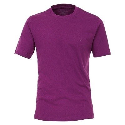 Pánské tričko Casa Moda 3XL - 7XL krátký rukáv švestková