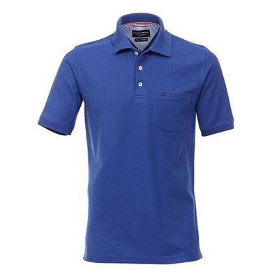 Pánská polokošile Casa Moda 3XL - 6XL krátký rukáv modrá