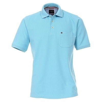 Pánská polokošile Casa Moda 3XL - 6XL krátký rukáv modrá