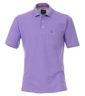 Pánská polokošile Casa Moda 3XL - 6XL krátký rukáv lila