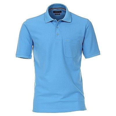 Pánská polokošile Casa Moda 3XL - 6XL krátký rukáv modrá