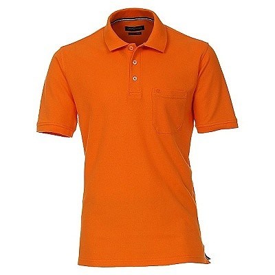 Pánská polokošile Casa Moda 3XL - 6XL krátký rukáv oranžová
