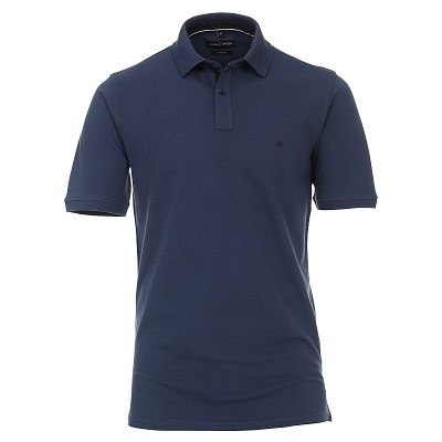 Pánská polokošile Casa Moda 3XL - 6XL krátký rukáv tmavě modrá elastická stretch