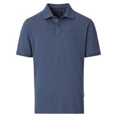 Pánská polokošile Casa Moda 4XL - 6XL krátký rukáv tmavě modrá elastická stretch