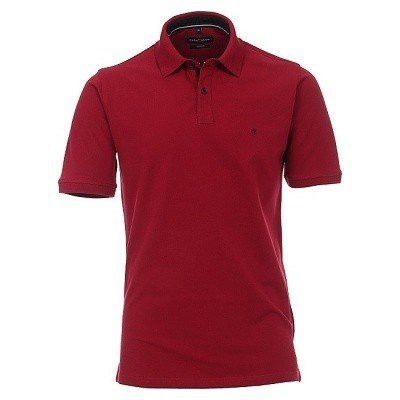 Pánská polokošile Casa Moda 3XL - 6XL krátký rukáv švestková elastická stretch