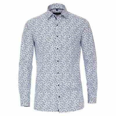 Pánská košile Casa Moda Comfort Fit módní tisk dlouhý rukáv vel. 48 - 56 (3XL - 7XL)