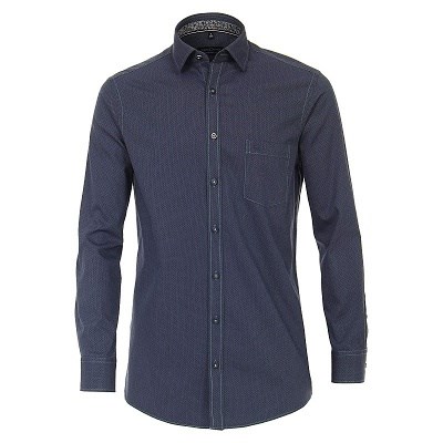 Pánská košile Casa Moda Comfort Fit modrá dlouhý rukáv  vel. 3XL - 8XL (48 - 58)