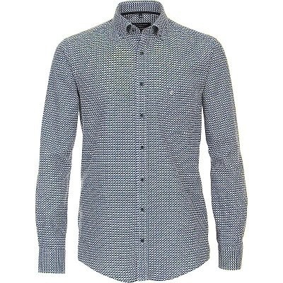 Pánská košile Casa Moda Casual lněná dlouhý rukáv vel. 3XL - 7XL (48 - 56)