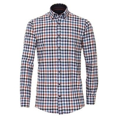 Pánská košile Casa Moda Comfort Fit flanelová kostkovaná vel. 5XL - 7XL (51 - 56)