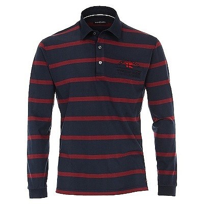 Pánská polokošile Casa Moda 3XL - 6XL dlouhý rukáv modrá
