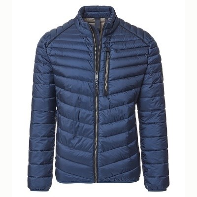 Pánská zimní bunda Casa Moda 544296800 lesklá modrá prošívaná 5XL - 6XL