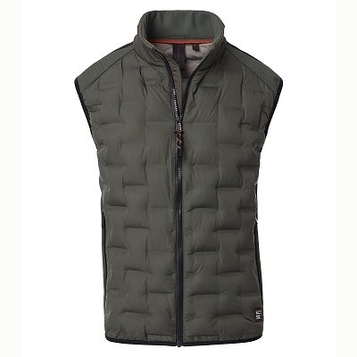 Pnsk vesta Casa Moda edo zelen s mchovmi poltky  5XL - 6XL