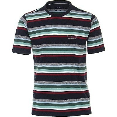 Pánské tričko Casa Moda 3XL - 6XL krátký rukáv pruhované