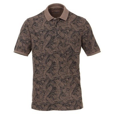 Pánská polokošile Casa Moda 3XL - 6XL krátký rukáv béžová