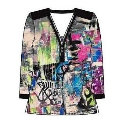 Dámská halenka - tunika s dlouhým rukávem