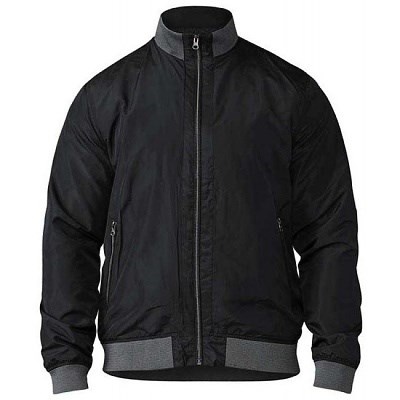 Pánská bunda šusťáková KS13472 černá  3XL - 6XL