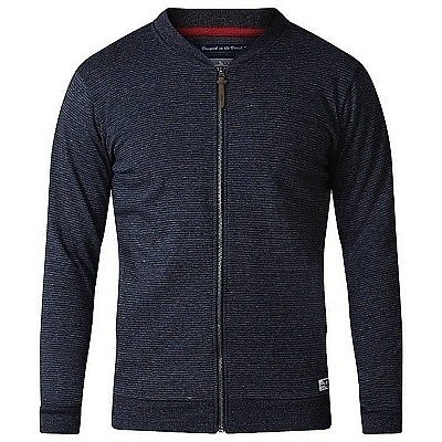 Pánská mikina šedá proužkovaná 7XL - 8XL