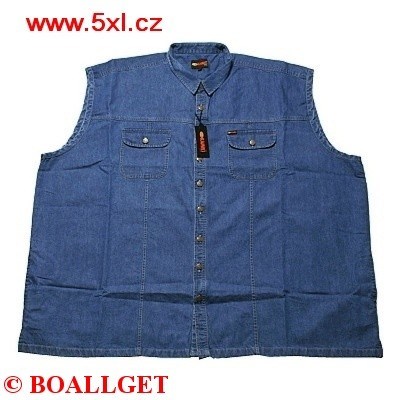 Pánská riflová vesta JEANS modrá 23355/204