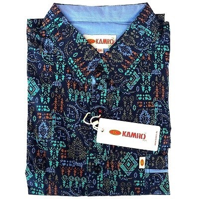 Pánská košile Kamro vícebarevná dlouhý rukáv 5XL - 12XL