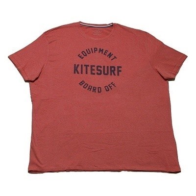 Pánské tričko KITARO s tiskem 5XL - 8XL krátký rukáv červené