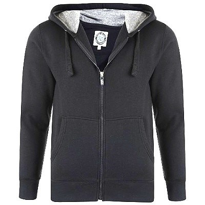 Pánská mikina černá 4XL - 12XL klokanka