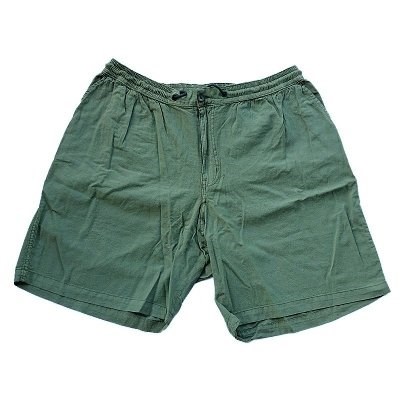 Pánské kraťasy lněné NORTH 46°4 khaki  4XL - 8XL