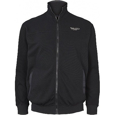 Pánská mikina NORTH 56°4 černá žebrovaná  5XL - 8XL