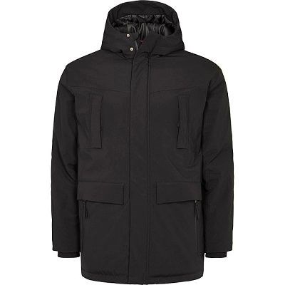 Pánská zimní bunda NORTH 56°4 33155 černá 5XL - 8XL vodní sloupec 3000 s kapucí