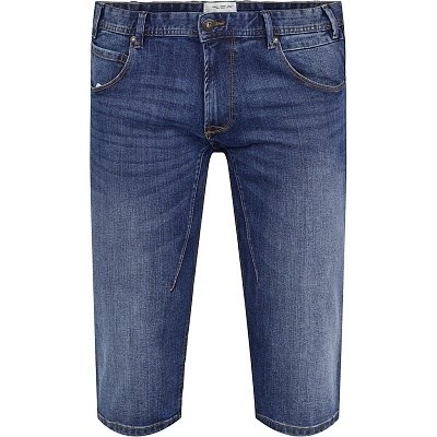 Pánské 3/4 riflové kraťasy 41307 NORTH 56°4 modré elastické stretch  5XL - 7XL