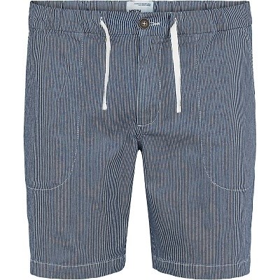 Pánské kraťasy 41310 NORTH 56°4 modro bílý proužek 4XL - 8XL
