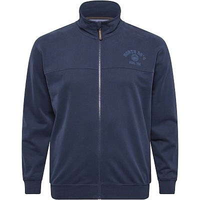 Pánská mikina 43127 NORTH 56°4 tmavě modrá potisk 4XL -  10XL