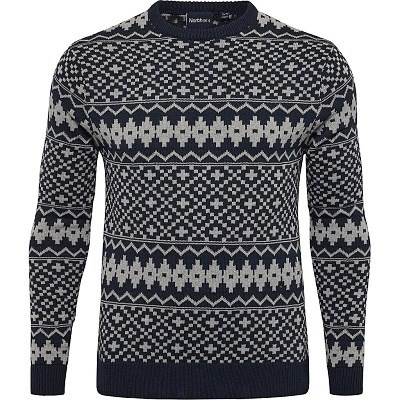 Pnsk svetr 43133 NORTH 564  vzorovan 4XL - 6XL