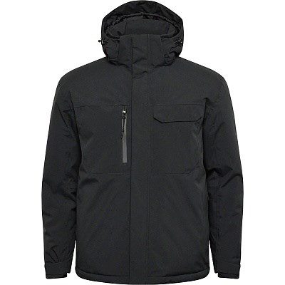 Pánská zimní bunda NORTH 56°4 43149 černá s kapucí  4XL - 8XL