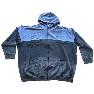 Pánská mikina 43325 NORTH 56°4 černo šedá s kapucí  8XL