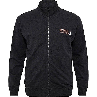 Pánská mikina 51115 NORTH  černá s výšivkou  4XL - 8XL