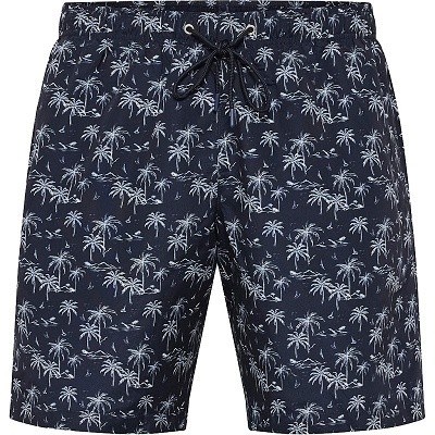 Pánské plavky NORTH LATITUDE tmavě modré potisk letních motivů 6XL - 8XL