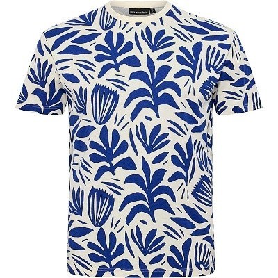 Pánské tričko 51324 NORTH bílé s nodrým potiskem krátký rukáv  4XL - 7XL
