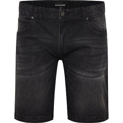 Pánské kraťasy riflové North 51336 černé elastické stretch vybledlý efekt