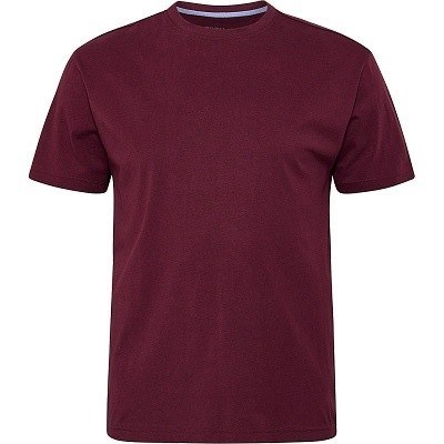 Pánské tričko NORTH 53107 bordó s potiskem KEEP LIFE  krátký rukáv  5XL - 8XL