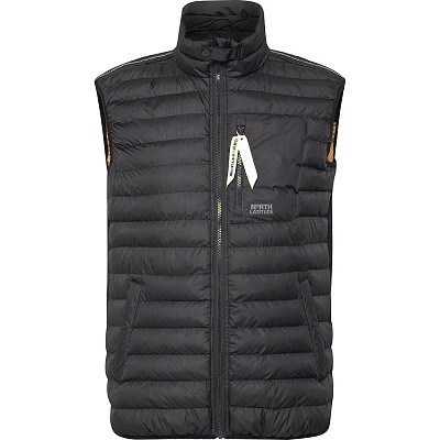 Pánská  vesta prošívaná  53159 černá  5XL - 8XL