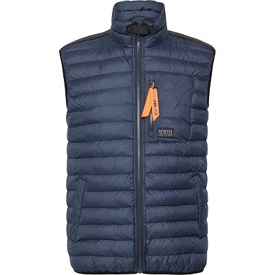 Pánská  vesta prošívaná  53159 tmavě modrá 5XL - 7XL
