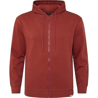 Pánská mikina NORTH 53317 s kapucí hnědá 5XL - 8XL