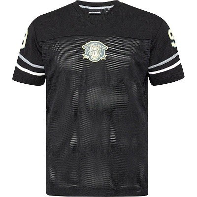 Pánské sportovní tričko 53325 NORTH černé krátký rukáv  5XL - 8XL