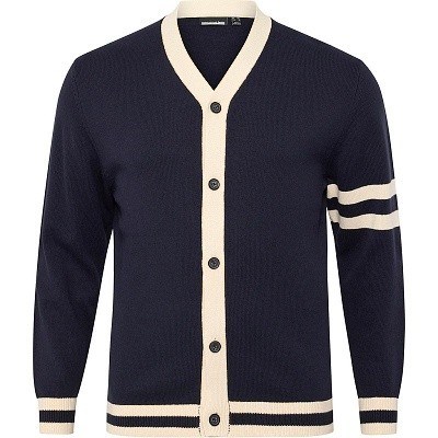 Pánský svetr NORTH 53338 tmavě modrý 5XL - 6XL